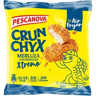 Merluza con Rebozado Crun Chyx sin Gluten Ideal para Air Fryer Pescanova