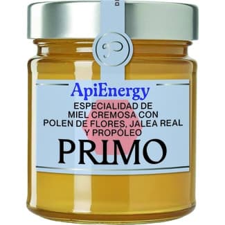 Apienergy Especialidad de Miel Cremosa con Polen de Flores, Jalea Real y Propóleo Primo