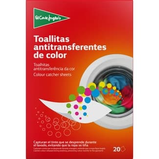 Toallitas Anti-transferencia de Color el Corte Ingles