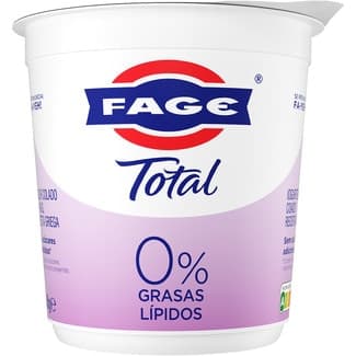 Total Yogur Griego Natural Desnatado 0% M.g. sin Azúcares Añadidos Fage
