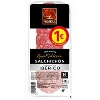 Salchichón Ibérico Navidul, sobre 45 G