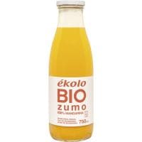 Zumo Ecológico de Mandarina Ékolo, Botella 75 Cl