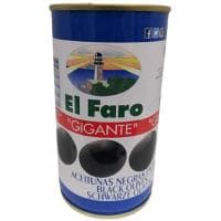 Aceitunas Negras con Hueso el Faro, Lata 150 G