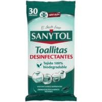 Toallitas Desinfectantes Multiusos Sanytol, Paquete 30 Uds