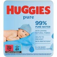Toallitas Pure Huggies, Paquete 2+1 Uds