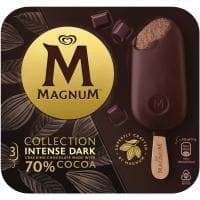 Bombón Intense Dark Magnum, 3 Unid., Caja 222 G