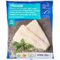 Filete de Merluza sin Piel Eroski, Bolsa 540 G