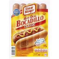 Salchichas Wienner para Bocadillo Oscar Mayer, sobre 200 G