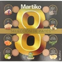 Tabla Selección de Patés Martiko, Pack 8x20 G