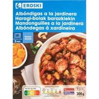 Albóndigas a la Jardinera Eroski, Bandeja 300 G