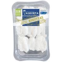 Cocochas de Bacalao Desalado Alkorta Nature, Bandeja 200 G