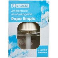 Ambientador Eléctrico Ropa Limpia Eroski, Recambio 1 Ud