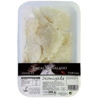 Desmigado de Bacalao Salado 3/4 Curación, Bandeja 250 G