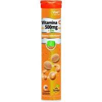 Vitamina C Efervescente 500 Mg Vive+, Bote 20 Comprimidos