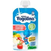 Yogolino de Fresa y Manzana Nestlé, Bolsita 100 G