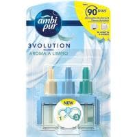 Ambientador 3volution Aroma Limpio Ambipur, Recambio 1 Ud
