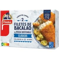 Filetes de Bacalao Empanado MSC Findus, Caja 200 G