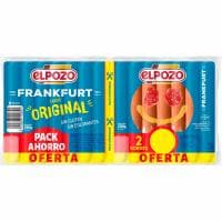Salchichas Frankfurt Elpozo, Pack 2x140 G