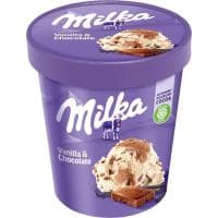 Helado Vainilla-chocolate Milka, Tarrina 425 Ml