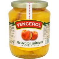 Melocotón en Almibar en Mitades Vencerol, Frasco 400 G