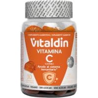 Vitamina C sin Azúcar ni Gelatina Vitaldin, 30 Uds, Bote 75 G