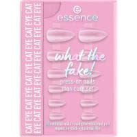 Uñas Postizas Press On What The Fake 02 Cat Eye Essence, 1 Ud