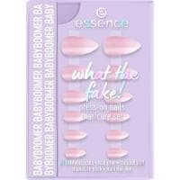 Uñas Postizas Press On What The Fake 3 Baby Boomer Essence, 1 Ud
