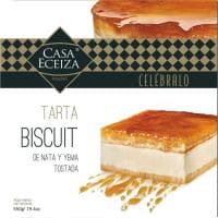 Tarta Biscuit de Nata-yema Casa Eceiza, Caja 550 G
