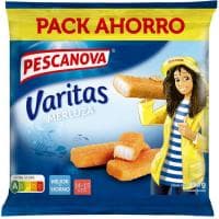 Varitas de Merluza Empanadas Pescanova, Bolsa 450 G
