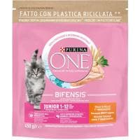 Alimento de Pollo-arroz Gato Junior Purina One, Paquete 450 G
