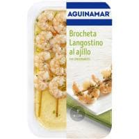 Brocheta de Langostino al Ajillo Aguinamar, Bandeja 145 G