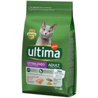 Alimento de Salmón Gato Esterilizado Ultima, Saco 1,5 Kg