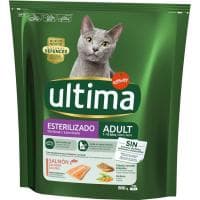 Alimento de Salmón Gato Esterilizado Ultima, Paquete 800 G