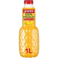 Zumo de Melocotón y Uva 100% Premium Granini, Botella 1 Litro