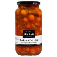 Aceituna Picante Eléctrica Iruela, Frasco 600 G