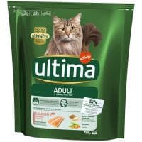 Alimento de Salmón para Gato Ultima, Paquete 750 G