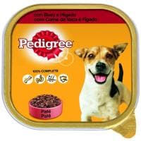 Alimento con Buey-hígado para Perro Pedigree, Tarrina 300 G