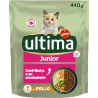 Alimento Seco de Pollo para Gato Junior Ultima, Paquete 440 G