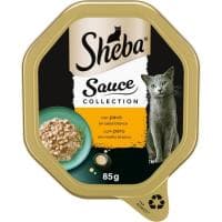 Alimento de Pavo en Salsa para Gato Sheba, Tarrina 85 G