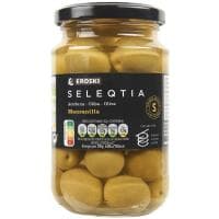Aceitunas Manzanilla Eroski Seleqtia, Frasco 200 G