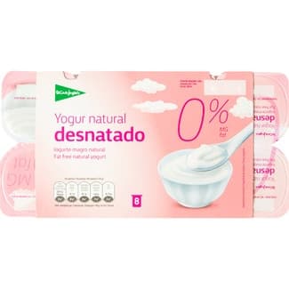 Yogur Natural Desnatado 0% M.g. Pack 8 el Corte Ingles