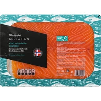 Centro de Salmón Ahumado Noruego en Lonchas el Corte Ingles Selection