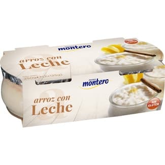 Arroz con Leche sin Gluten Pack 2 Montero