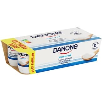 Yogur Natural Pack 8 Pack Familiar Danone