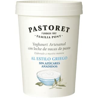 Yogur Griego Natural Artesano con Leche de Vacas de Pasto sin Azúcares Añadidos Pastoret