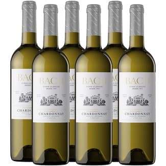 Vino Blanco Chardonnay DO Penedés Caja 6 Bach 75 CL