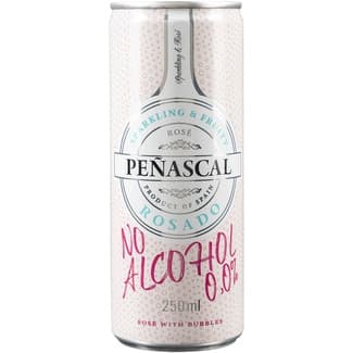 Vino Rosado de Aguja Natural sin Alcohol Peñascal 25 CL