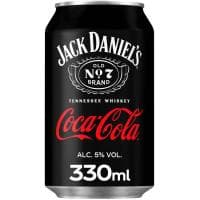 Whisky Jack Daniels y Coca Cola, Lata 33 Cl