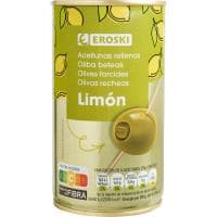 Aceituna Rellena de Limón Eroski, Lata 150 G