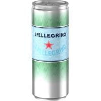 Agua con Gas S. Pellegrino, Lata 33 Cl